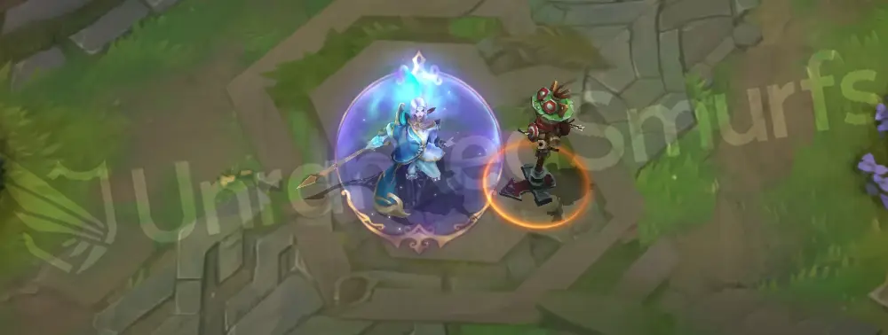 Winterblessed Diana W shield with crystalline frost and starlight motes