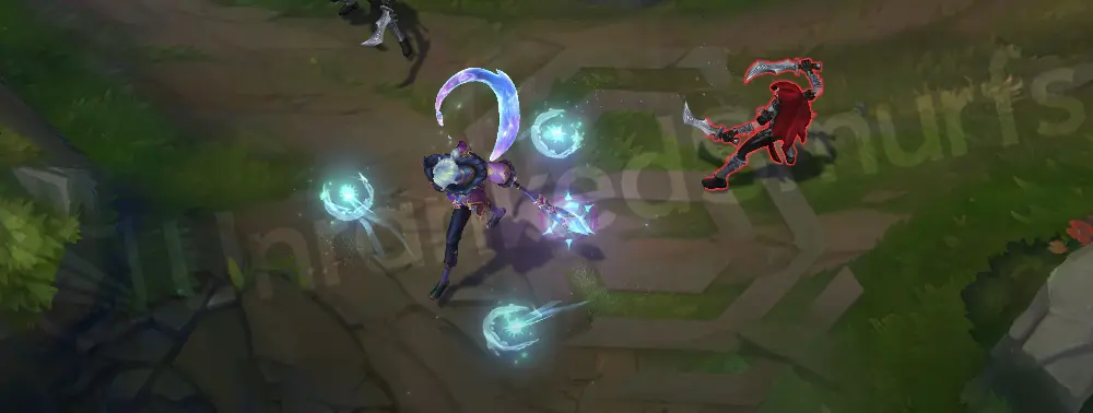 Winterblessed Hwei W-E combo protective pattern with cyan ring