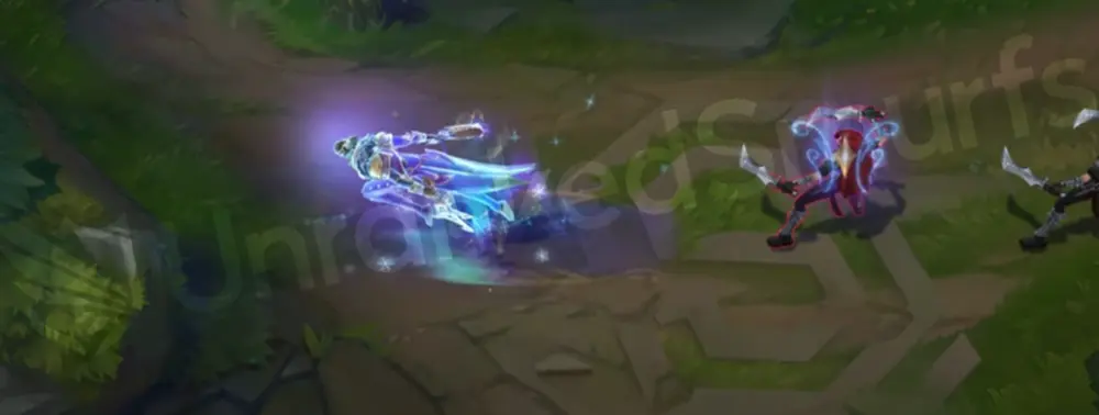 Winterblessed Lucian E mid-dash icy particles