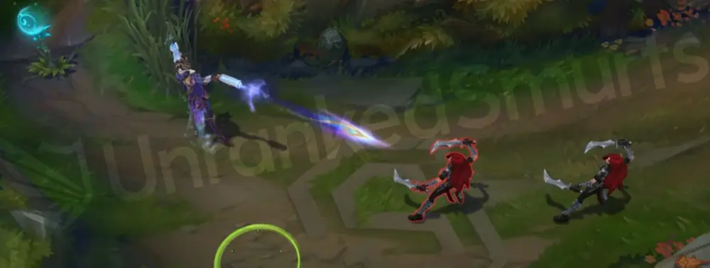 Winterblessed Lucian passive first shot icy glow