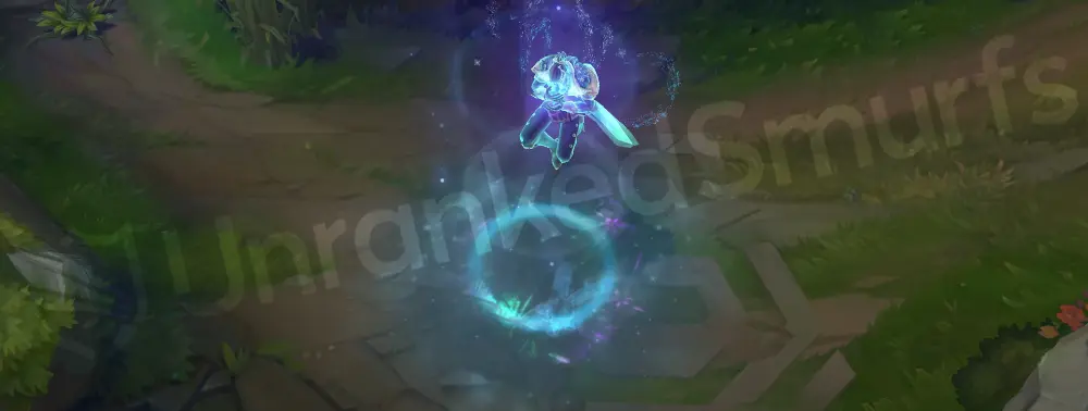 Winterblessed Lucian recall where he fires upward and floats to an orb
