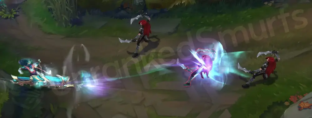 Winterblessed Senna in-game auto attacks