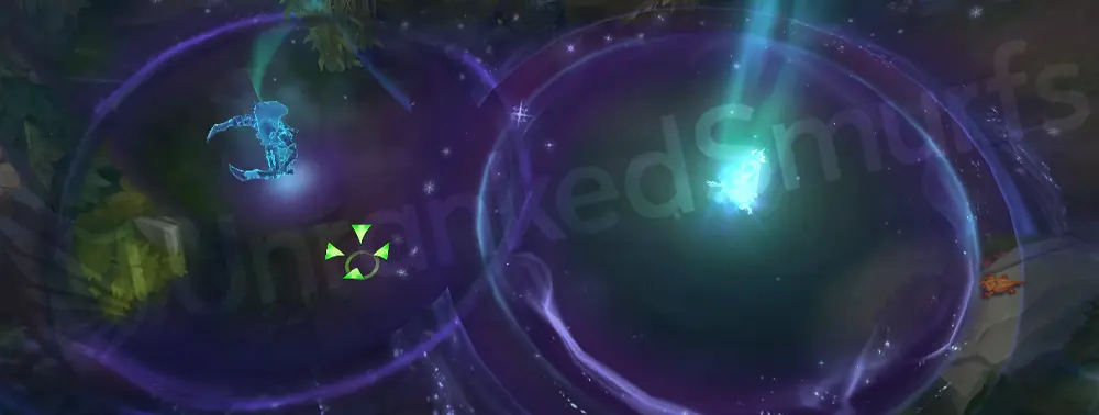 Winterblessed Senna E particles activated on target variant with aurora swirl details