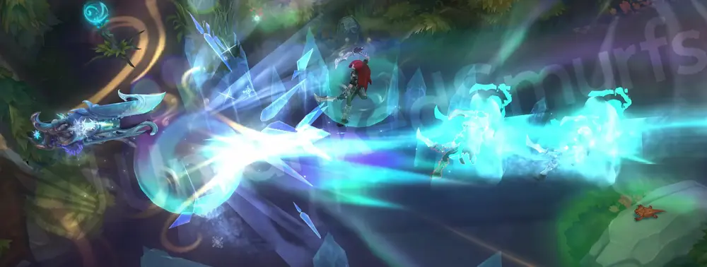 Winterblessed Senna R - Dawning Shadow global beam with aurora colors