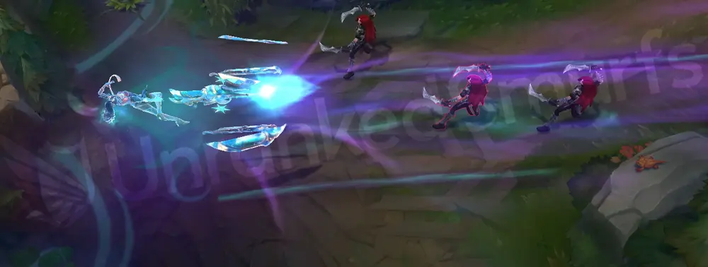 Winterblessed Senna R particles showing protective green core