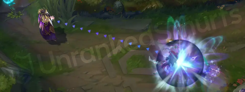 Winterblessed Swain E detonation showing snowflake motif