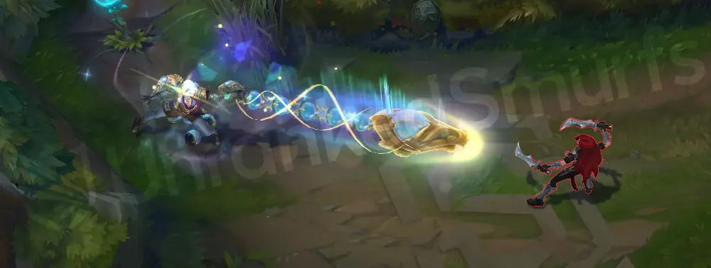 Winterblessed Sylas R Hijack steal effect with glass orb motif