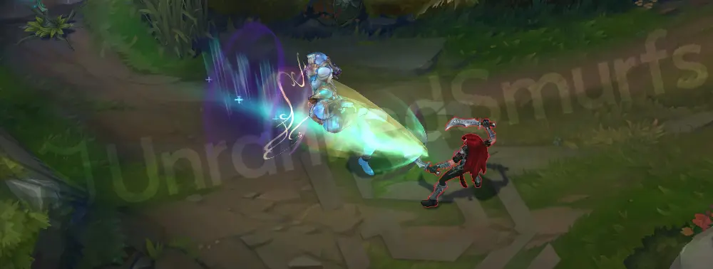 Winterblessed Sylas W strike with icy burst and aurora shimmer