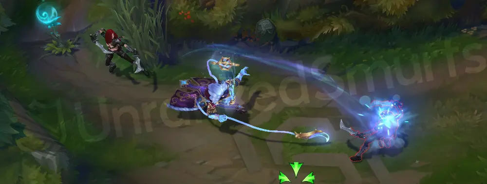Winterblessed Thresh in-game auto attacks animation