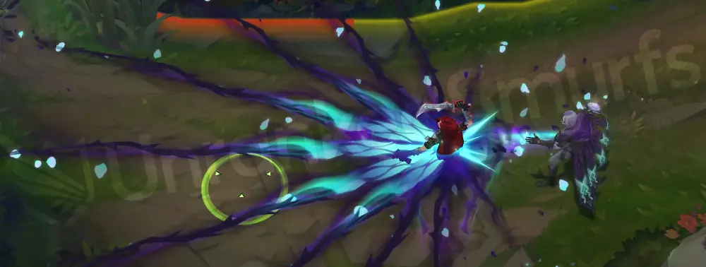 Withered Rose Talon R start and rose blades VFX 2