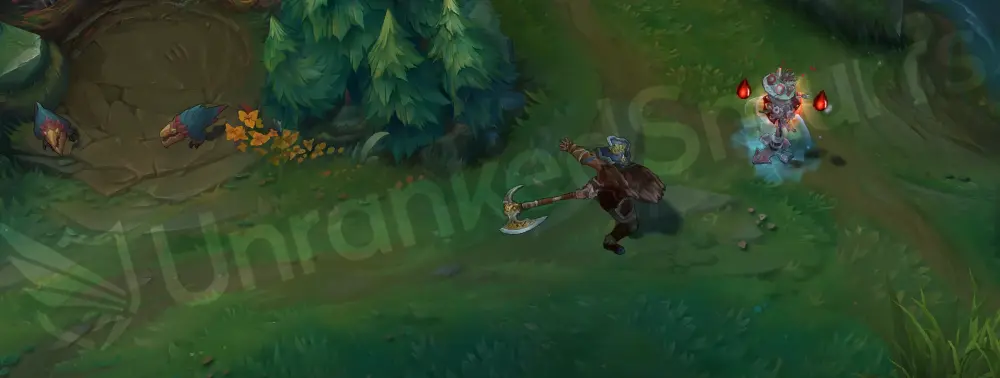 Woad King Darius basic attack animation