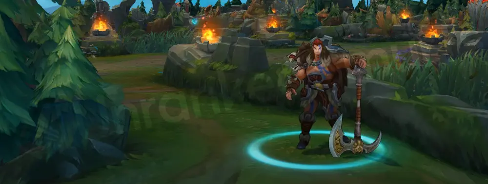 Woad King Darius custom recall animation