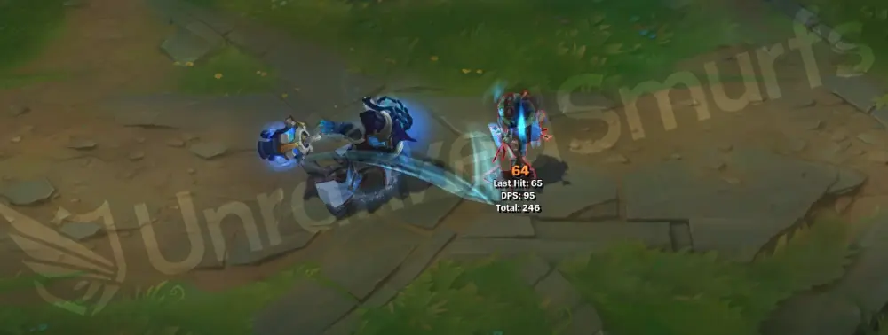 Worlds 2013 Thresh basic attack trail