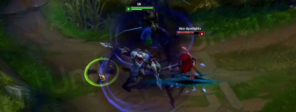 Worlds 2016 Zed E animation (Shadow Slash) blue ring