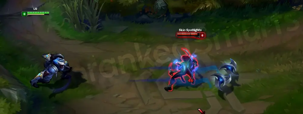 Worlds 2016 Zed Q animation (Shuriken) smoky blue trail