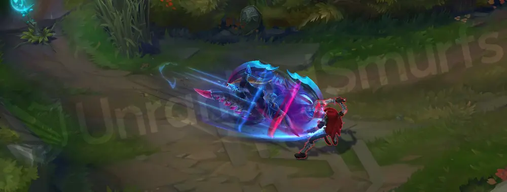 Worlds 2023 Renekton E animation part 1 dash trail