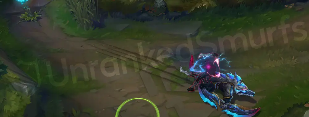 Worlds 2023 Renekton E animation part 2 second dash effect