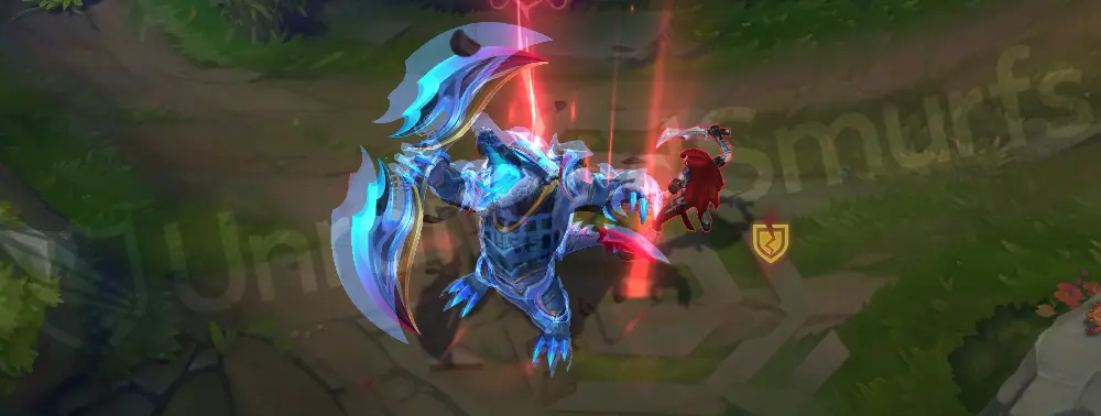 Worlds 2023 Renekton R Dominus activation part 1 red/pink aura