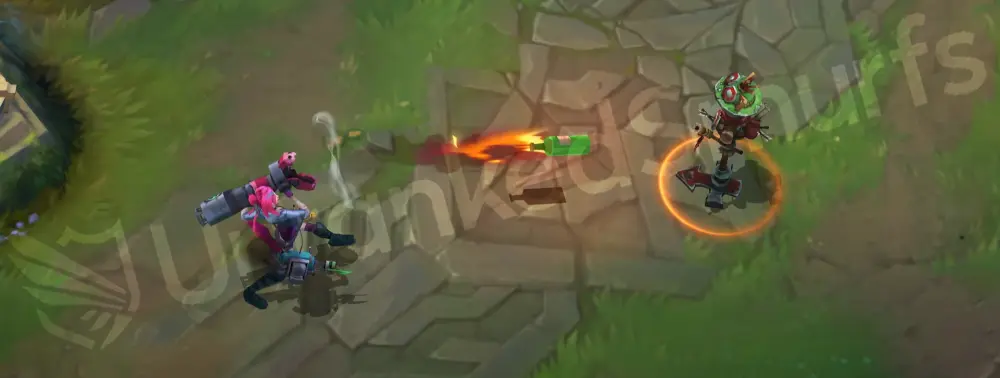 Zombie Slayer Jinx Q minigun animation part 1
