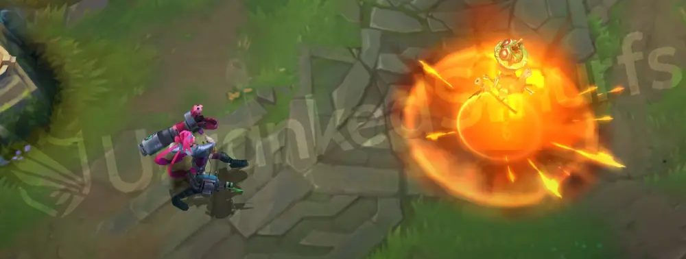 Zombie Slayer Jinx Q minigun animation part 2