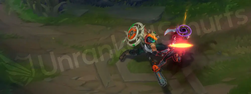 Zombie Slayer Pantheon W ability impact